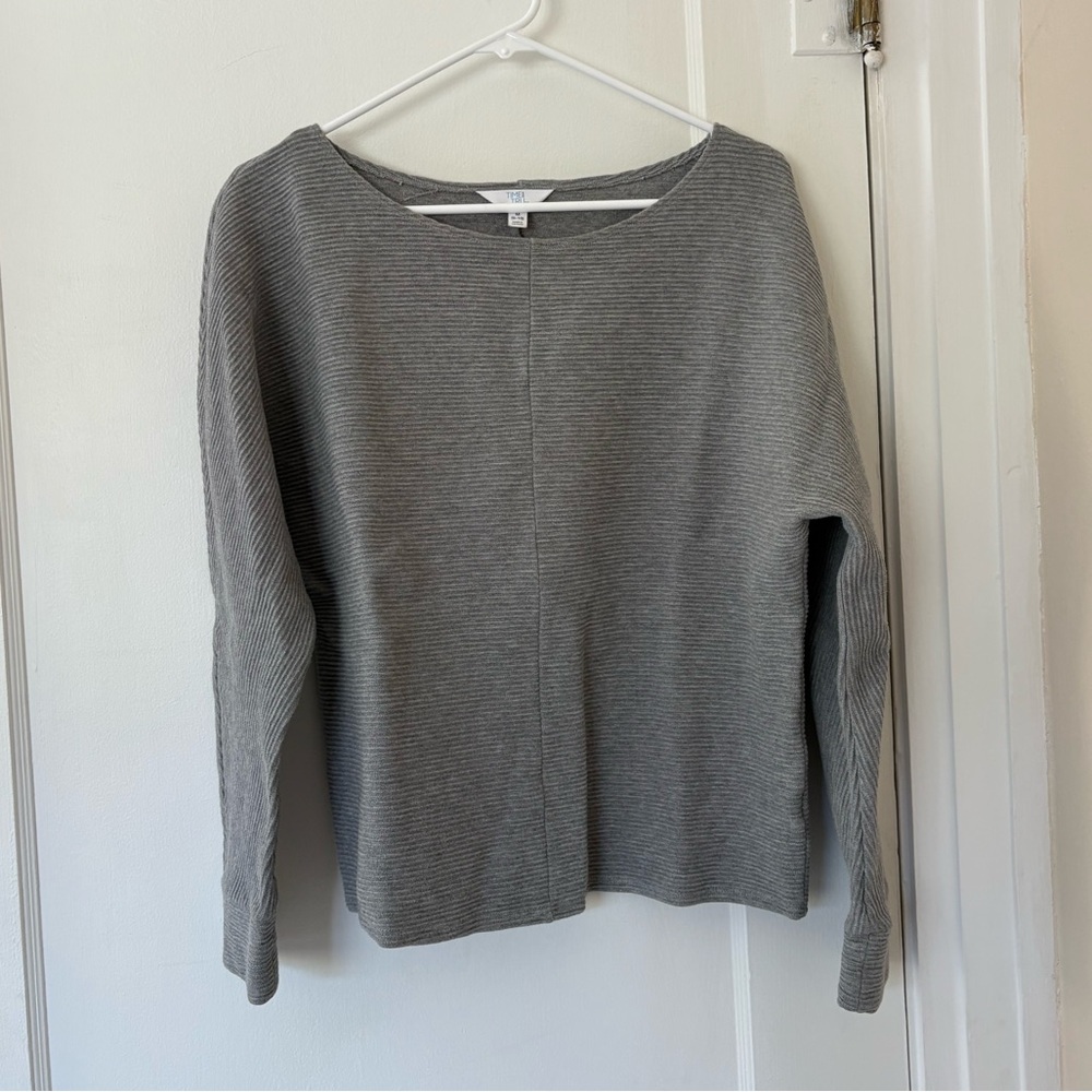 Grey Cotton Sweater